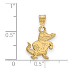 10k Gold LogoArt University of Florida Gator Small Pendant