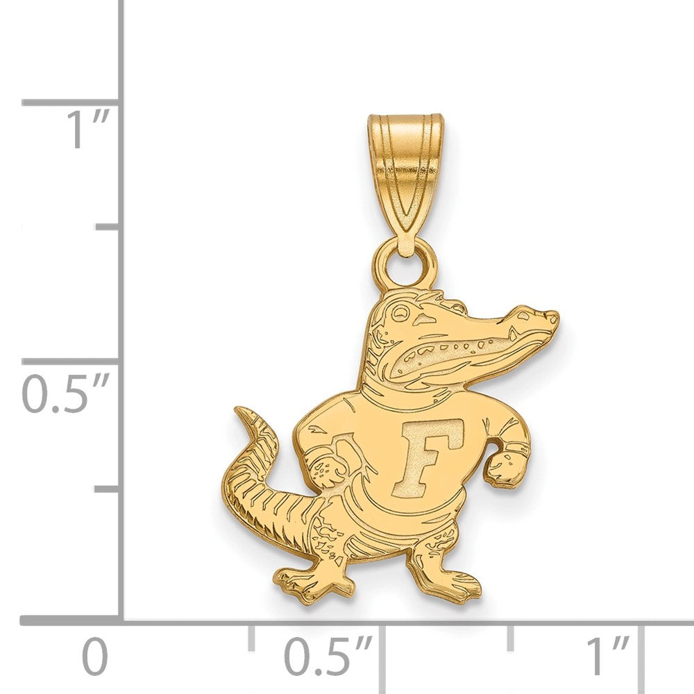 10k Gold LogoArt University of Florida Gator Medium Pendant