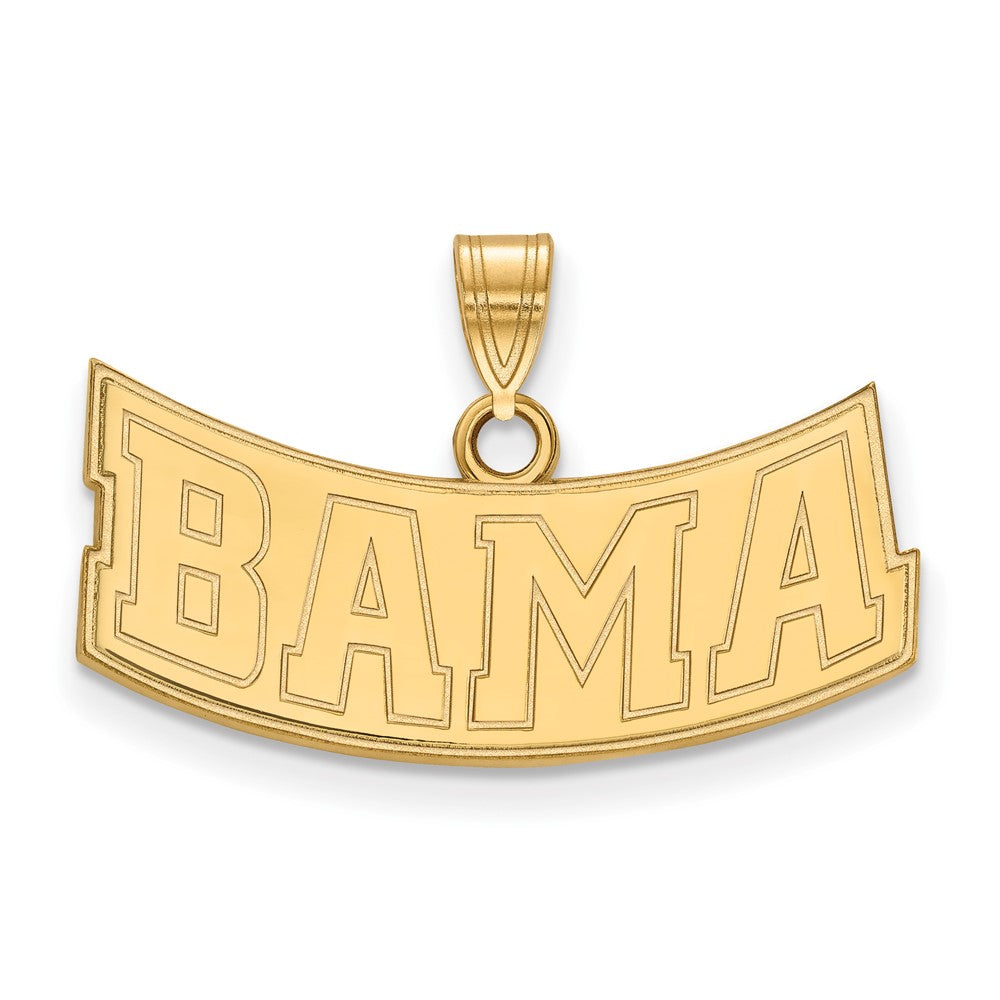 14k Gold LogoArt University of Alabama Medium Pendant