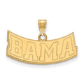 14k Gold LogoArt University of Alabama Medium Pendant
