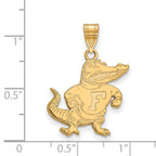 10k Gold LogoArt University of Florida Gator Large Pendant