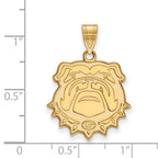 10k Gold LogoArt University of Georgia Bulldog Large Pendant
