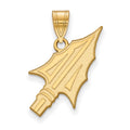 14k Gold LogoArt Florida State University Arrow Large Pendant