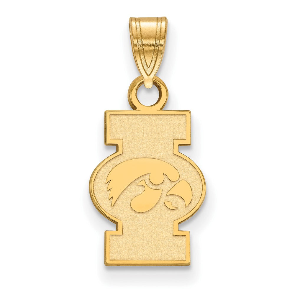 14k Gold LogoArt University of Iowa Small Pendant