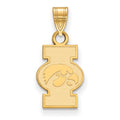 10k Gold LogoArt University of Iowa Small Pendant