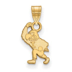 10k Gold LogoArt University of Iowa Hawk Mascot Small Pendant