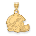 14k Gold LogoArt Florida State University Arrow Medium Football Helmet Pendant