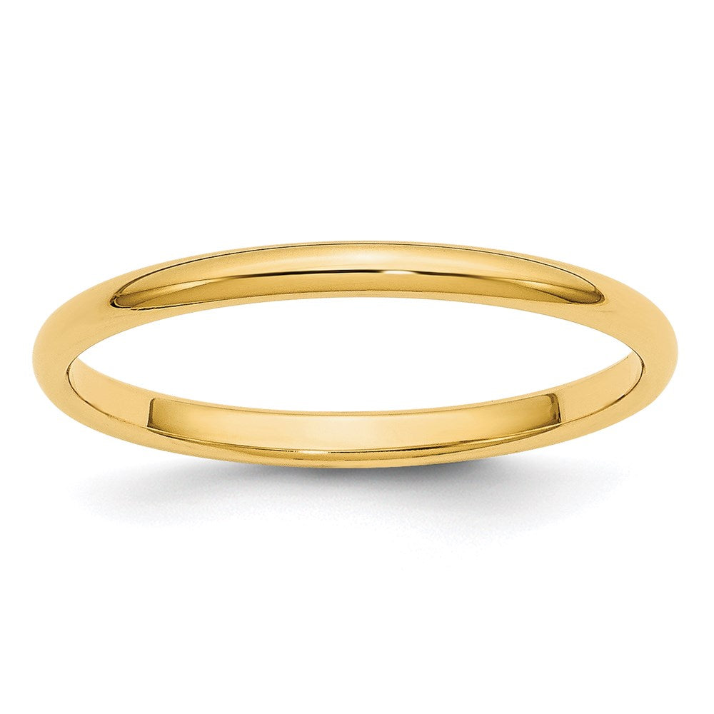 GP Sterling Silver 2mm Half-Round Band