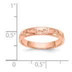 14k Rose Gold Footprints Ring