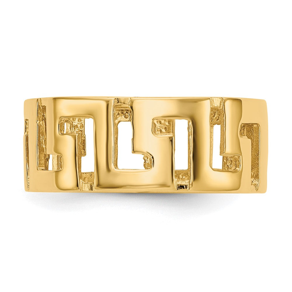 14k Greek Key Band