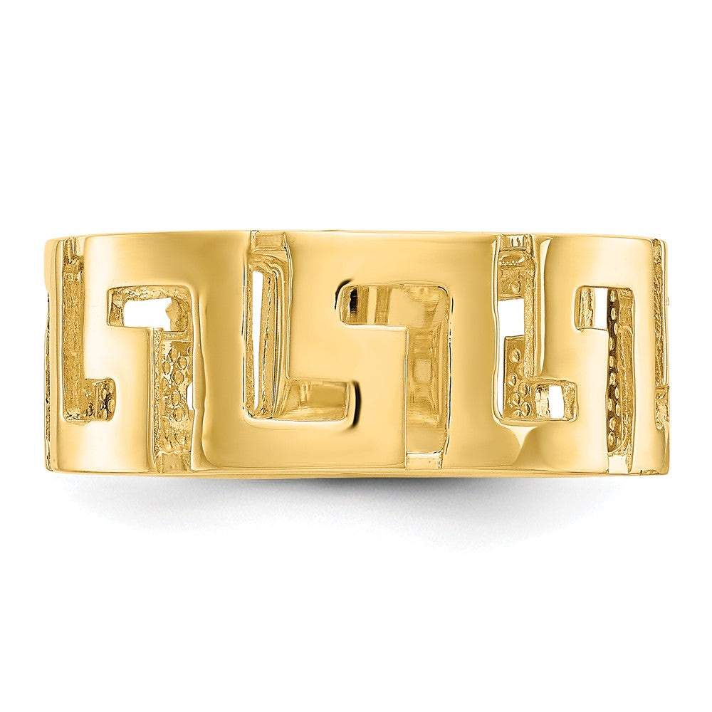 14k Greek Key Band