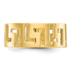 14k Greek Key Band