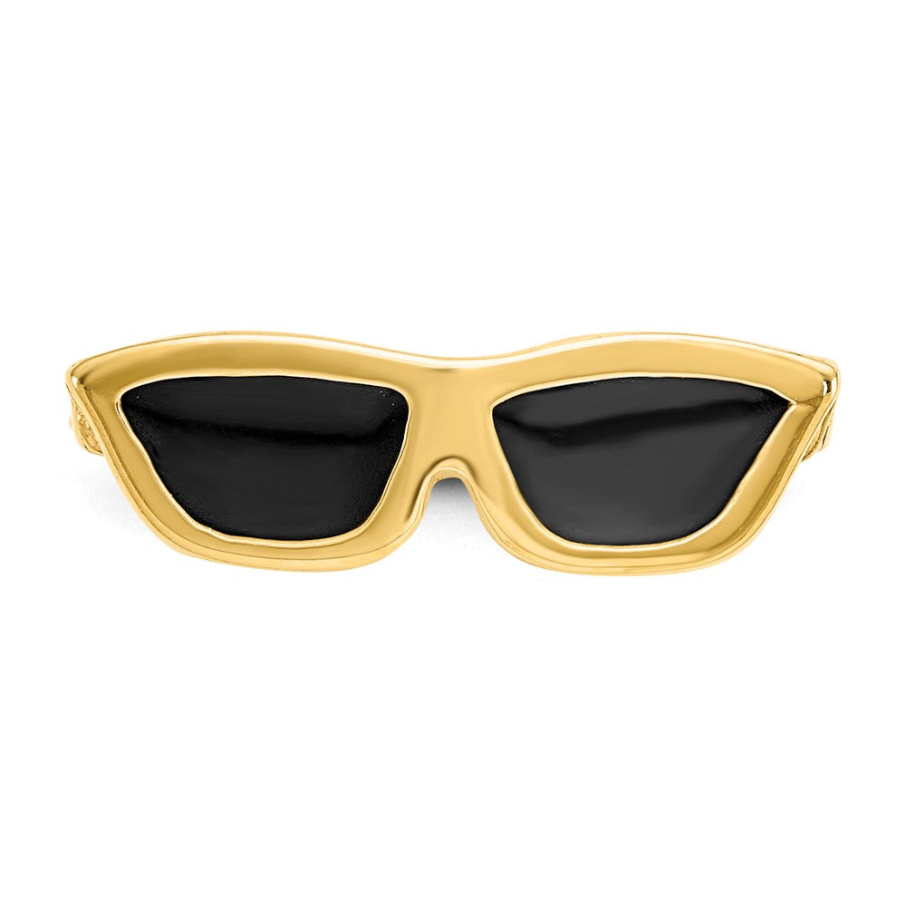14k Black Enameled Sunglasses Toe Ring