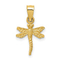 14K Dragonfly Pendant