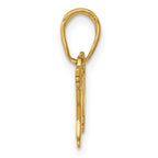 14k Dog Pendant
