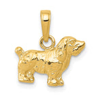 14k Cocker Spaniel Dog Pendant