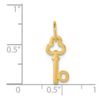 14k Key Letter O Initial Charm