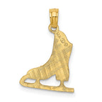 14k Figure Skate Charm
