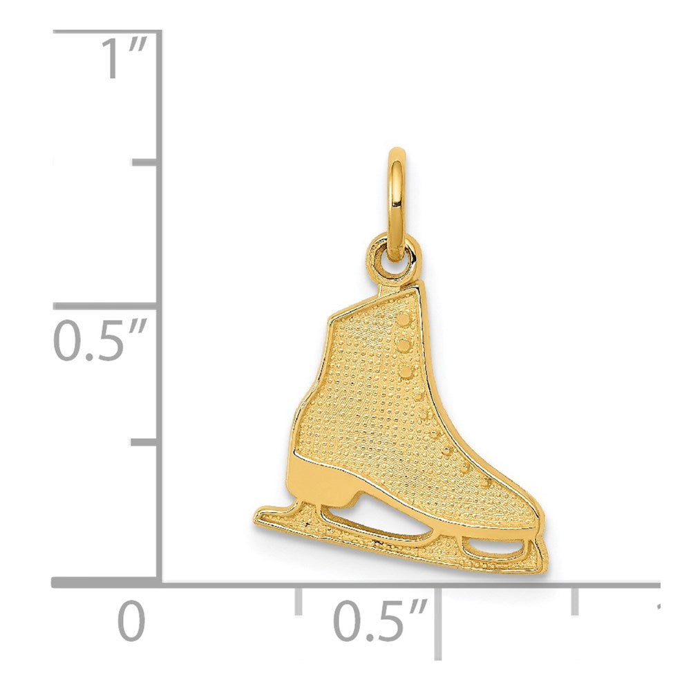 14k Figure Skate Charm