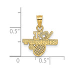 14K I HEART TENNIS Charm
