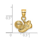 14k Soccer Ball with Shoe Charm