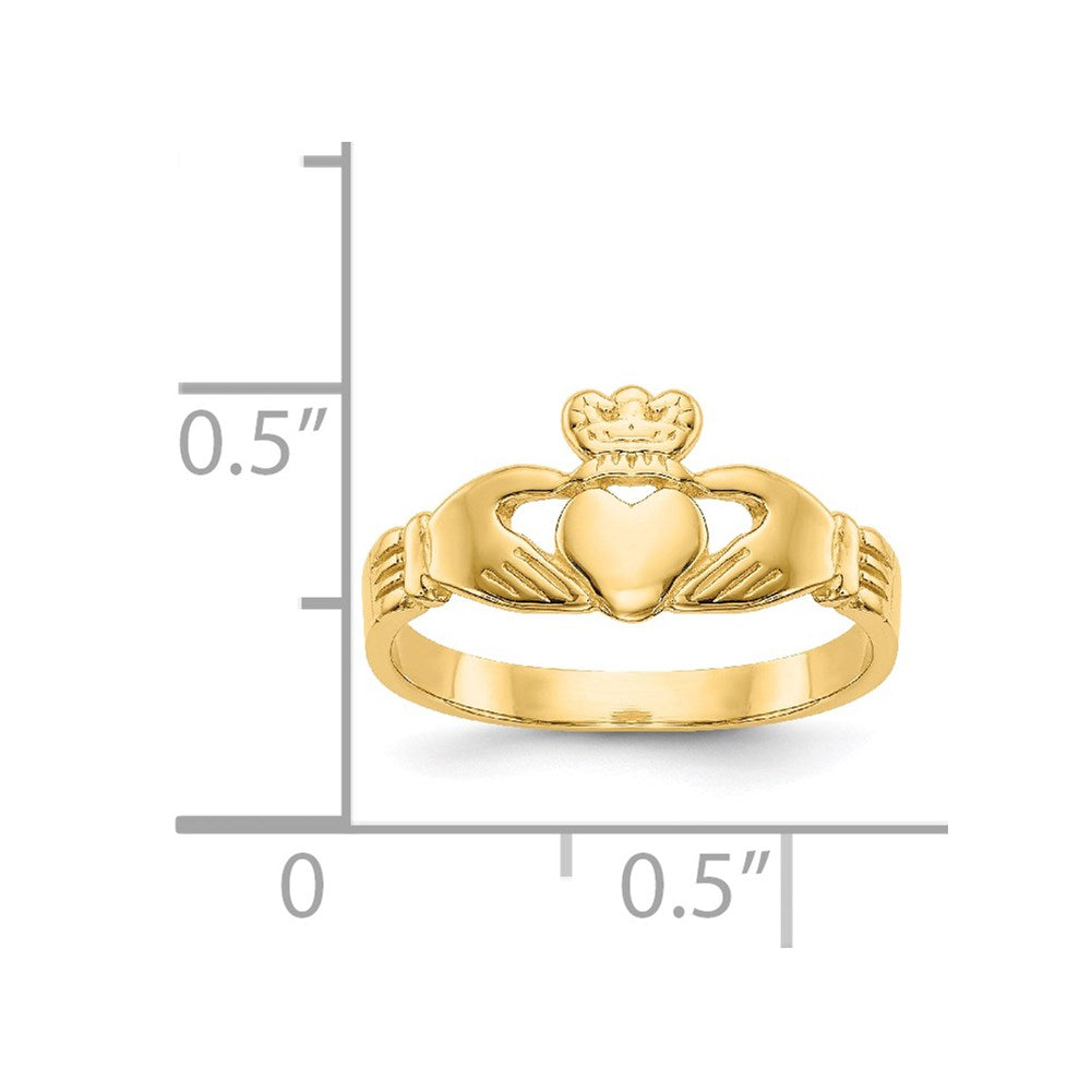 14k Claddagh Baby / Childs Ring
