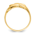14k Double Dolphin Bypass Ring