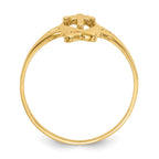 14k Ichthus with Cross Ring