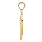 14k Mother and Child in Heart Pendant