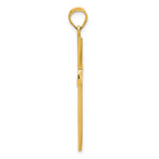 14k Polished Cross Pendant