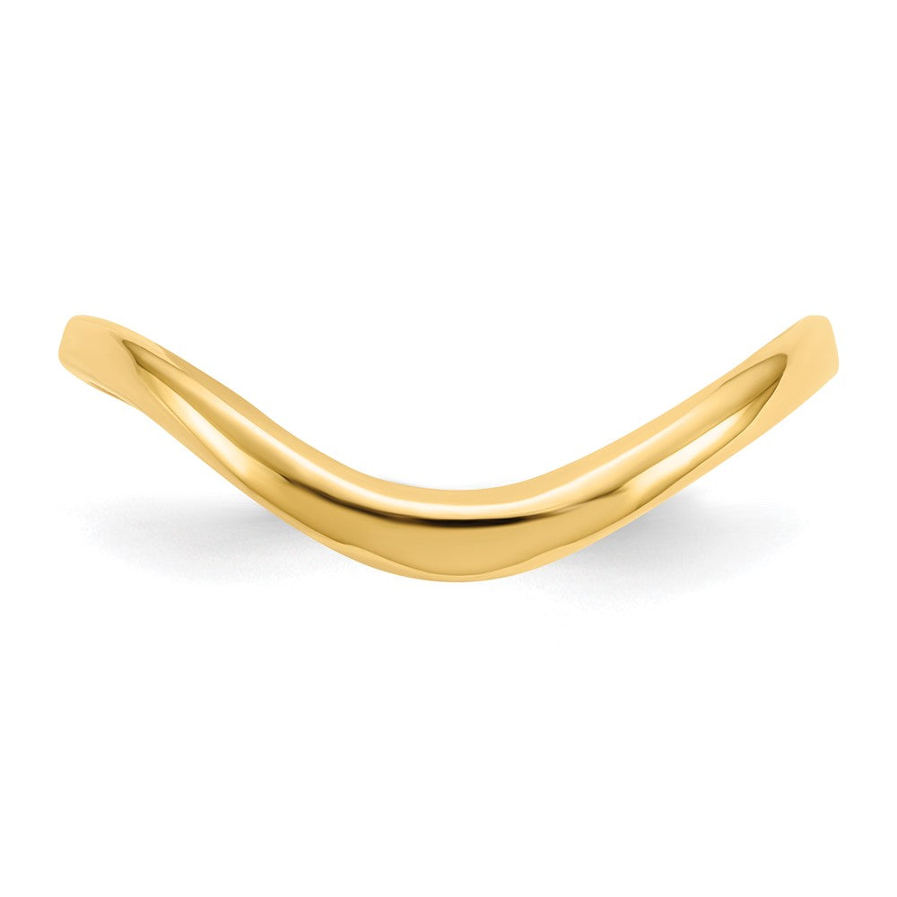 14K Polished Wave Fashion Thumb Ring