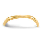 14K Polished Wave Fashion Thumb Ring