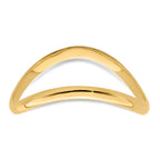 14K Polished Wave Fashion Thumb Ring