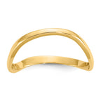 14K Polished Wave Fashion Thumb Ring