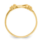 14K Love Knot Band