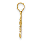 14k Dragonfly Pendant