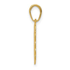 14k RN Registered Nurse Heart Pendant