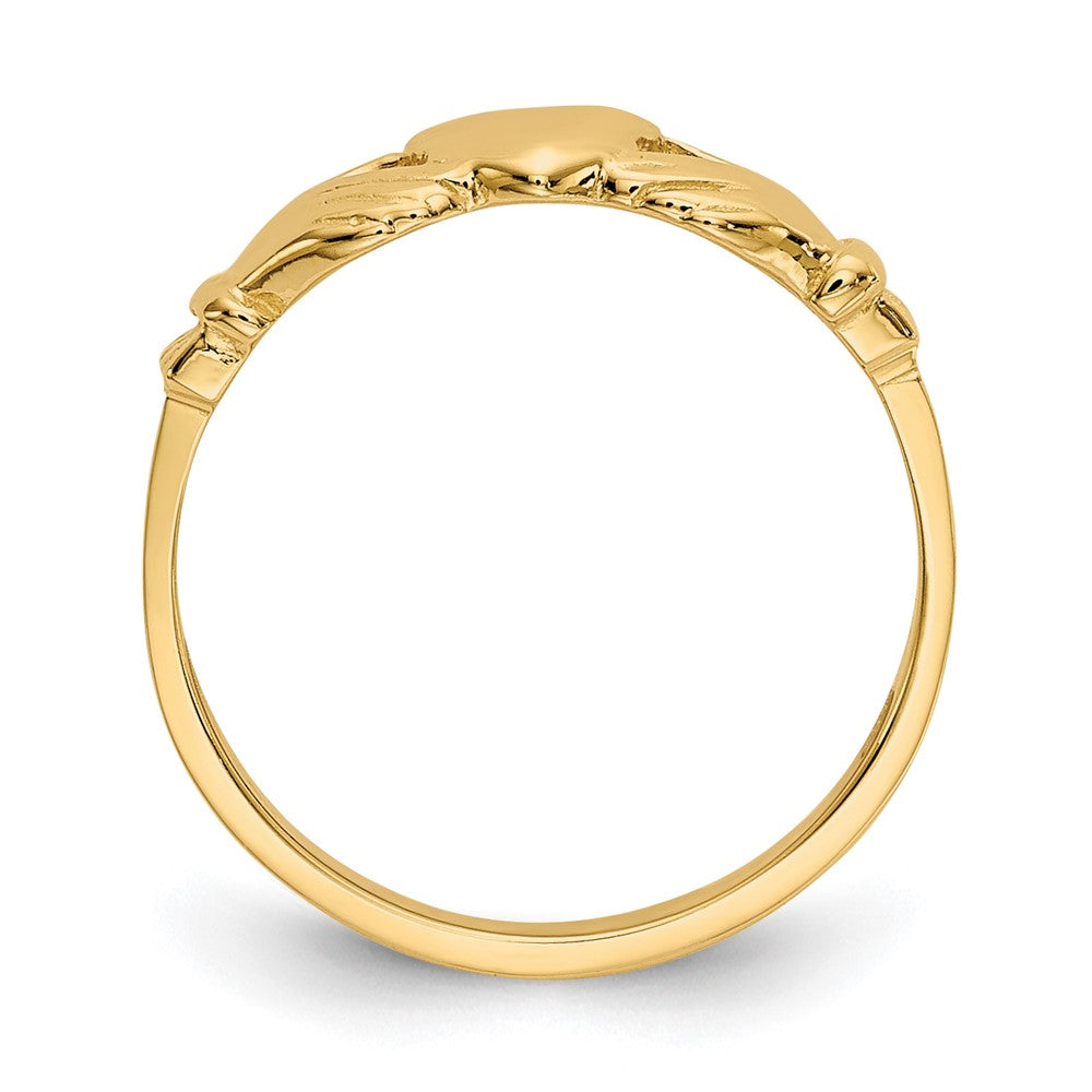 14k Baby Claddagh Ring