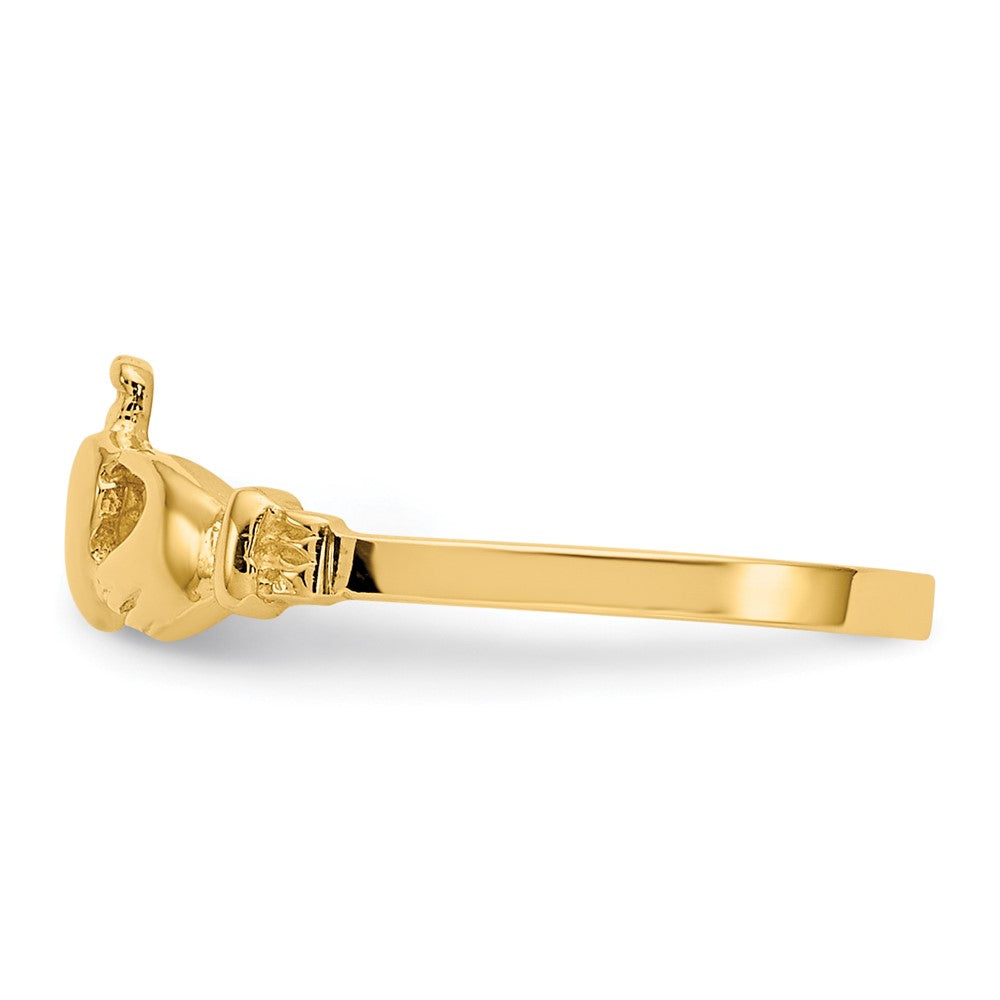 14k Baby Claddagh Ring