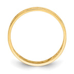 14K Polished and Textured Scroll Filigree Band