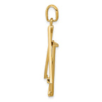 14K Large Cut-out Star of David Pendant