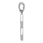 14k White Gold Star of David Pendant