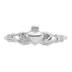 14k White Gold Baby / Childs Claddagh Ring