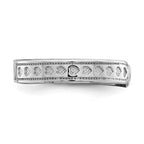 14K White Gold Polished Heart Design Adjustable Toe Ring