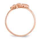 14k Rose Gold Polished Shell and Starfish Ring