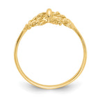 14k Polished Bow Ring