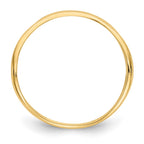 14K Polished Double Wave Fashion Thumb Ring