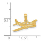 14k Cessna Airplane Pendant
