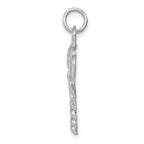 14k White Gold Nurse Symbol Charm