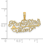 14k FIREFIGHTER'S MOM Charm